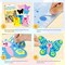 4 Butterflies Foam Art Crafts Gift Kit, Creative Make Your Own Butterflies, Cartoon Paper Craft Projects for Kids Ages 4+ Toddler, Preschool Learning Toy for Birthday Party Favor Supplie